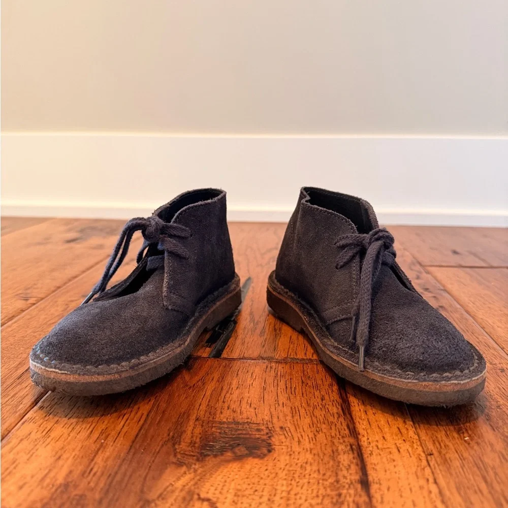 J.Crew Boys Navy Suede Boots - Picture 2 of 5